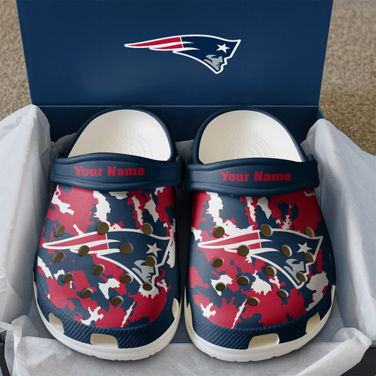 Premium NFL NE Camo CLogs V1 NMD TTV