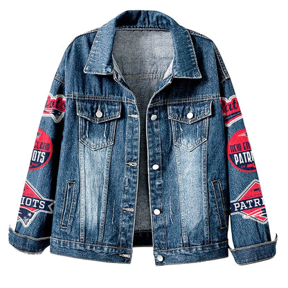 Premium NFL NE Denim Jacket V1 NMD NHM