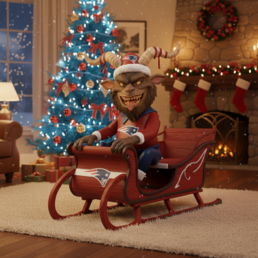Premium NFL NE Krampus Arcylic Plaque V1 NMD TTV