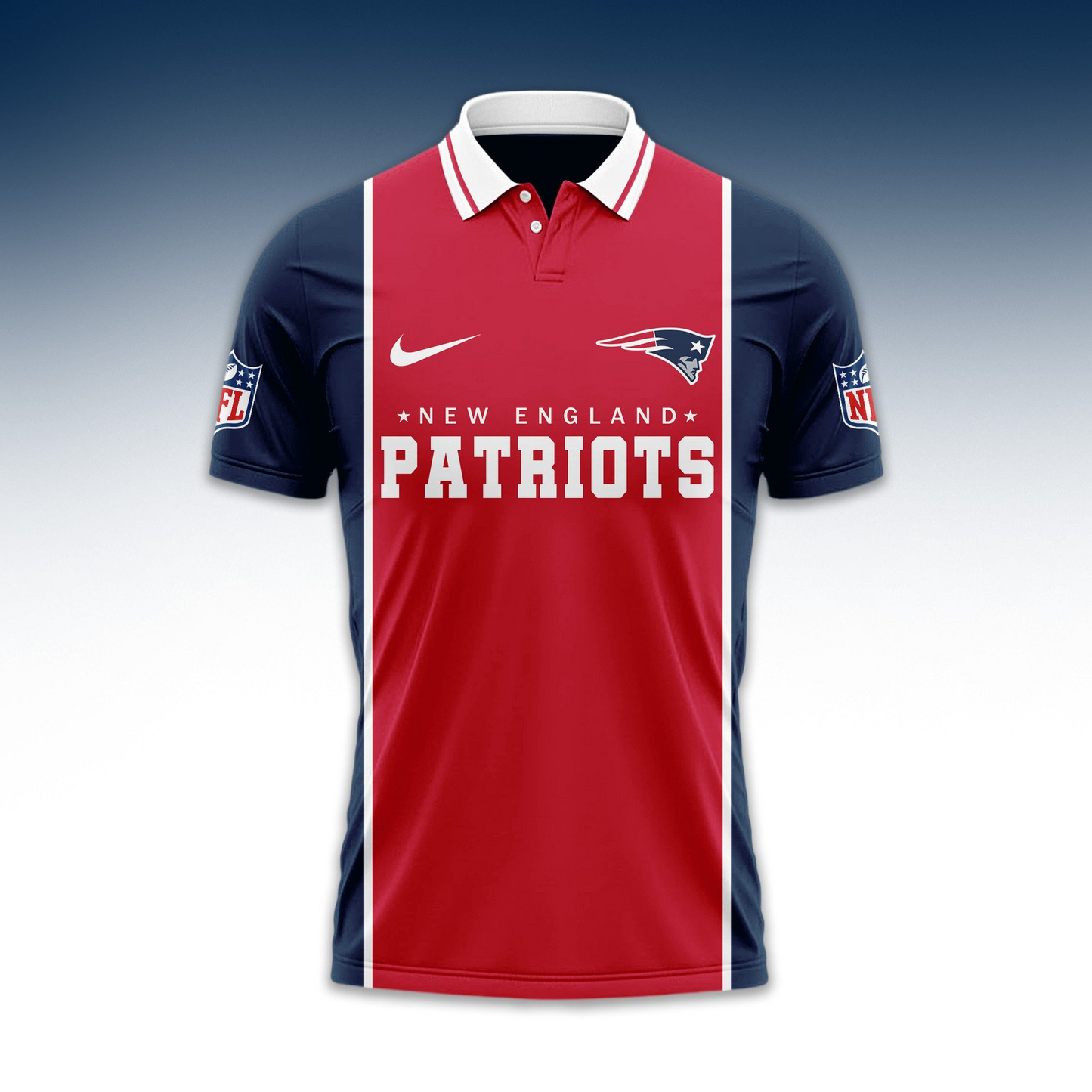 Premium NFL NE No One Likes Us Polo Shirt V1 NMD 291025 TTV