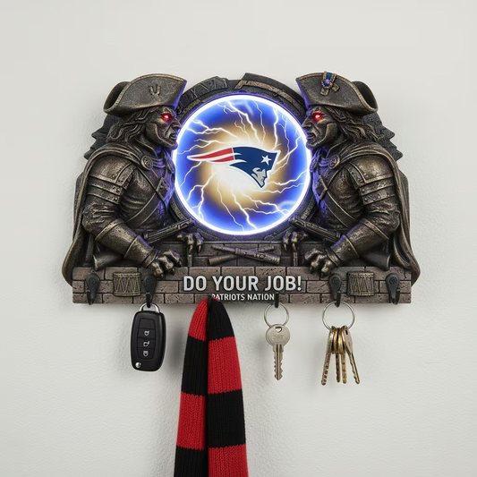 Premium NFL NE Spirit Guardian Wall Key Holder V1 NMD TTV