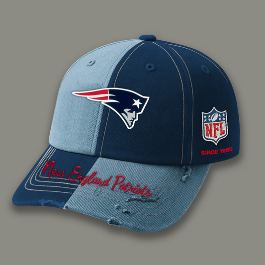 Premium NFL NE Vintage Patchwork Cap V1 NMD TTV