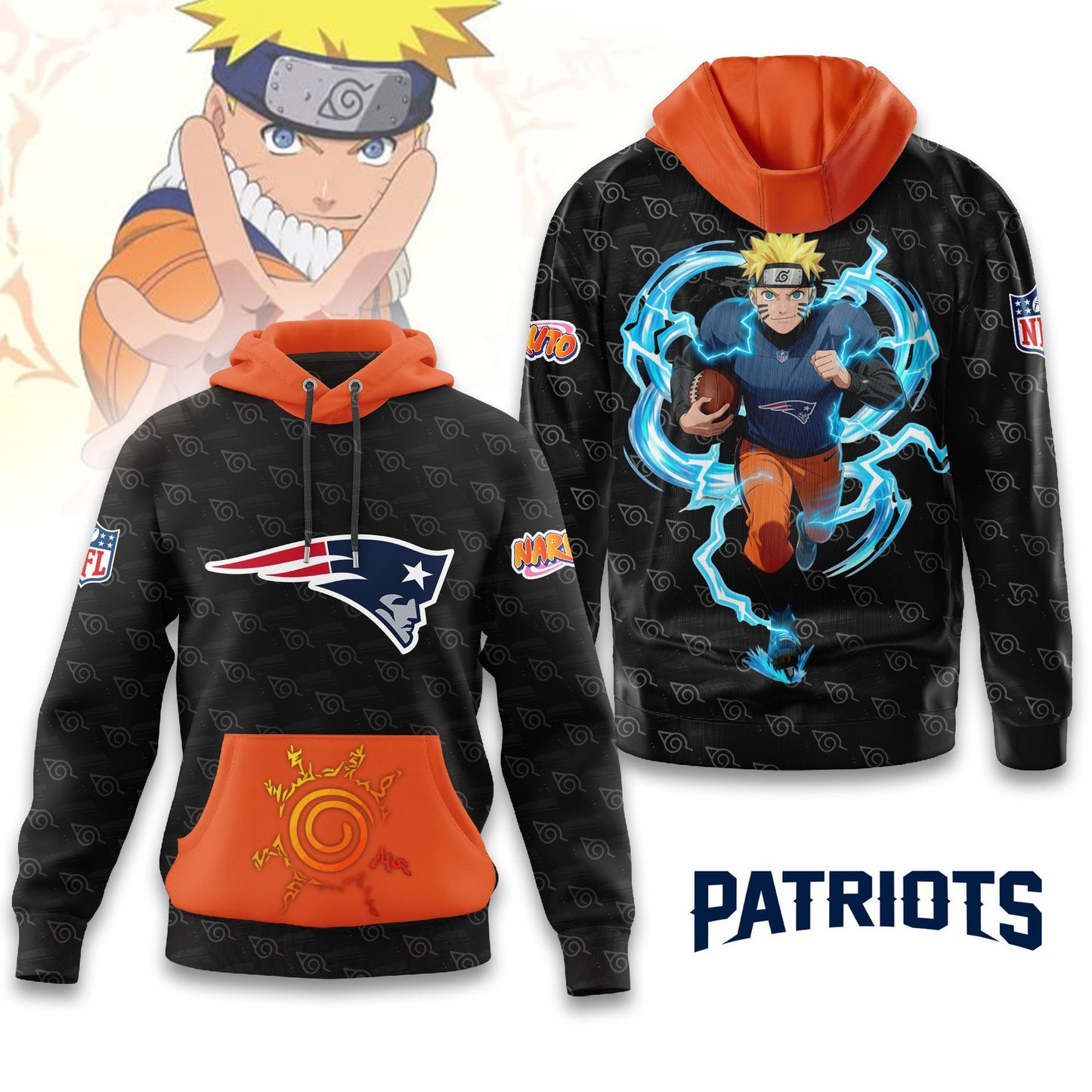 Premium NFL NE x NAR Hoodie V1 NMD NHM