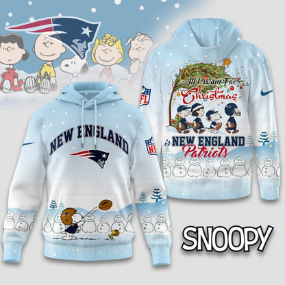 Premium NFL NE x Peanuts Snow Day Hoodie V3 NMD TTV