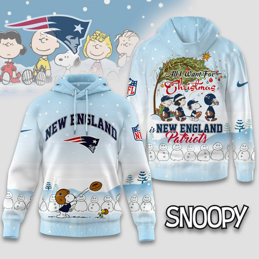 Premium NFL NE x Peanuts Snow Day Hoodie V3 NMD TTV