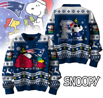 Premium NFL NE x SNP Ugly Sweater V1 NMD TTV
