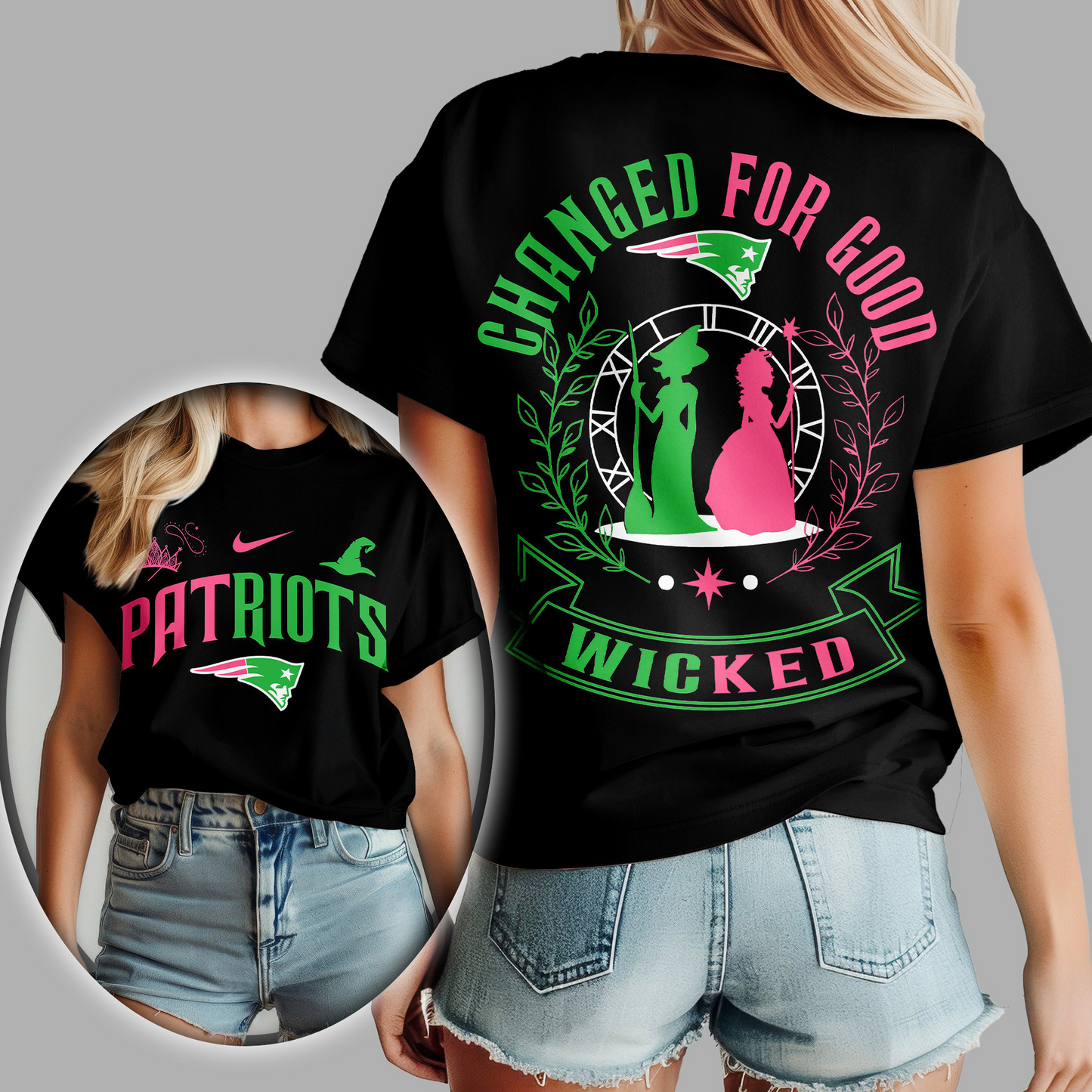 Premium NFL NE x WCKD Changed For Good Women Shirt V1 NMD TTV