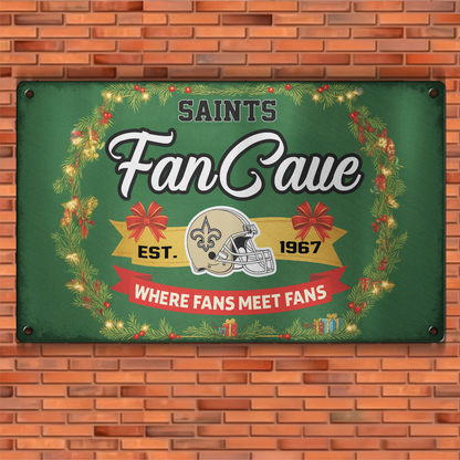 Premium NFL NO Cave Metal Sign V2 NMD TTV