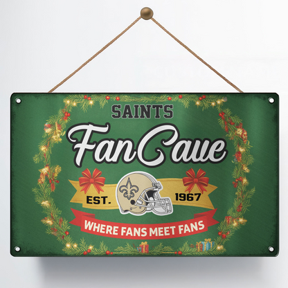 Premium NFL NO Cave Metal Sign V2 NMD TTV