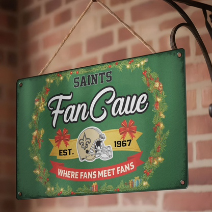 Premium NFL NO Cave Metal Sign V2 NMD TTV