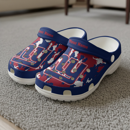 Premium NFL NYG Camo CLogs V1 NMD TTV