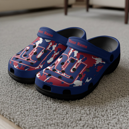 Premium NFL NYG Camo CLogs V1 NMD TTV