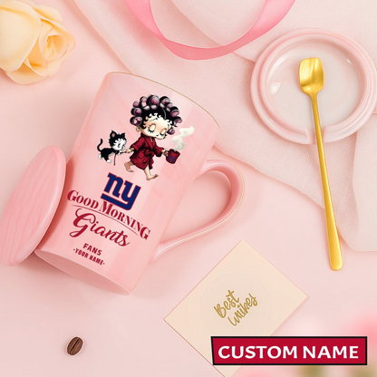 Premium NFL NYG Ceramic Women Coffee Mug V1 NMD TTV