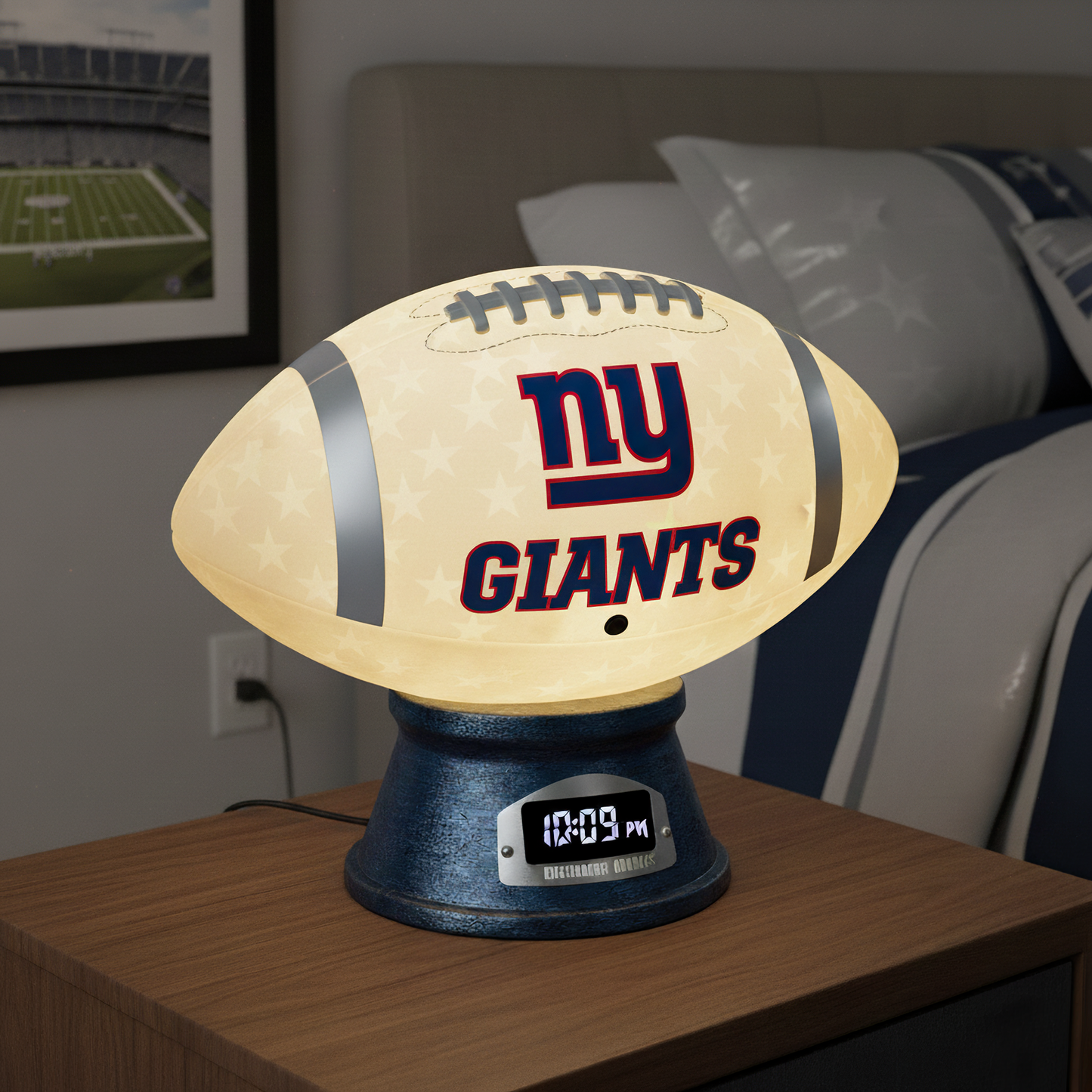 Premium NFL NYG LED Football Night Light V1 NMD TTV