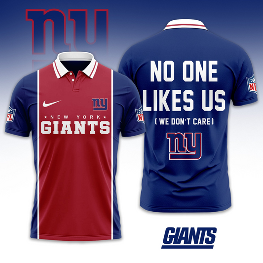 Premium NFL NYG No One Likes Us Polo Shirt V1 NMD 291025 TTV
