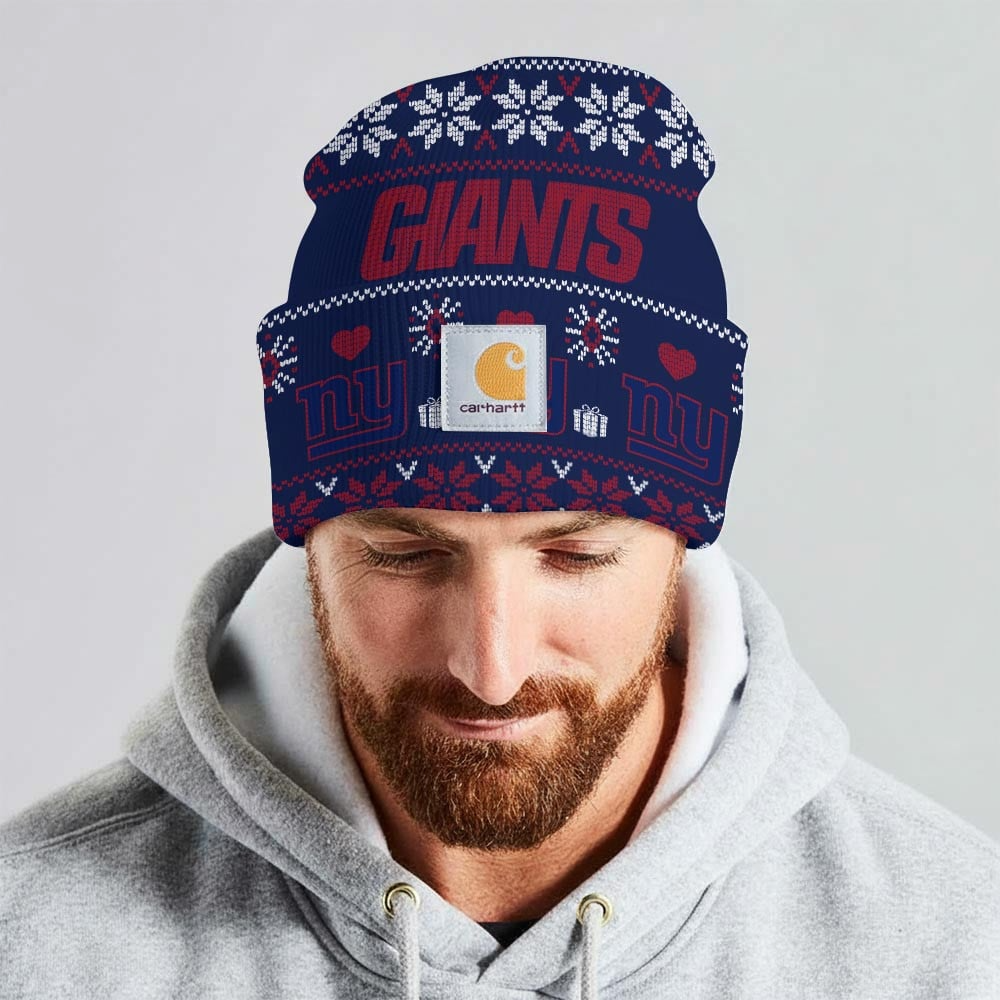 Premium NFL NYG x CH Chrismas Workwear Beanie V1 NMD TTV