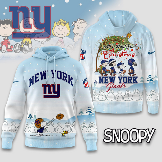 Premium NFL NYG x Peanuts Snow Day Hoodie V3 NMD TTV