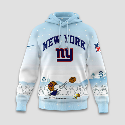 Premium NFL NYG x Peanuts Snow Day Hoodie V3 NMD TTV
