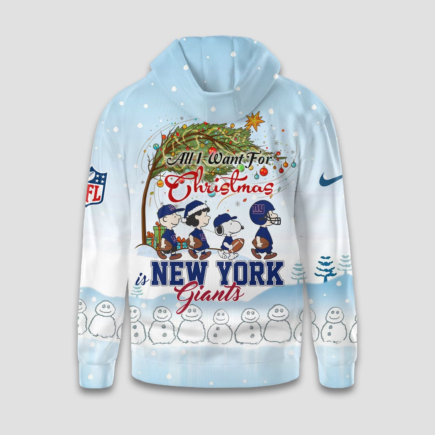 Premium NFL NYG x Peanuts Snow Day Hoodie V3 NMD TTV