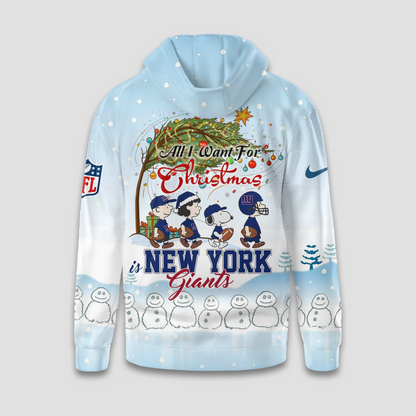 Premium NFL NYG x Peanuts Snow Day Hoodie V3 NMD TTV