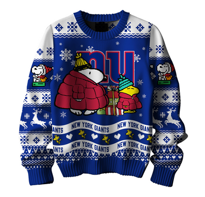 Premium NFL NYG x SNP Ugly Sweater V1 NMD TTV