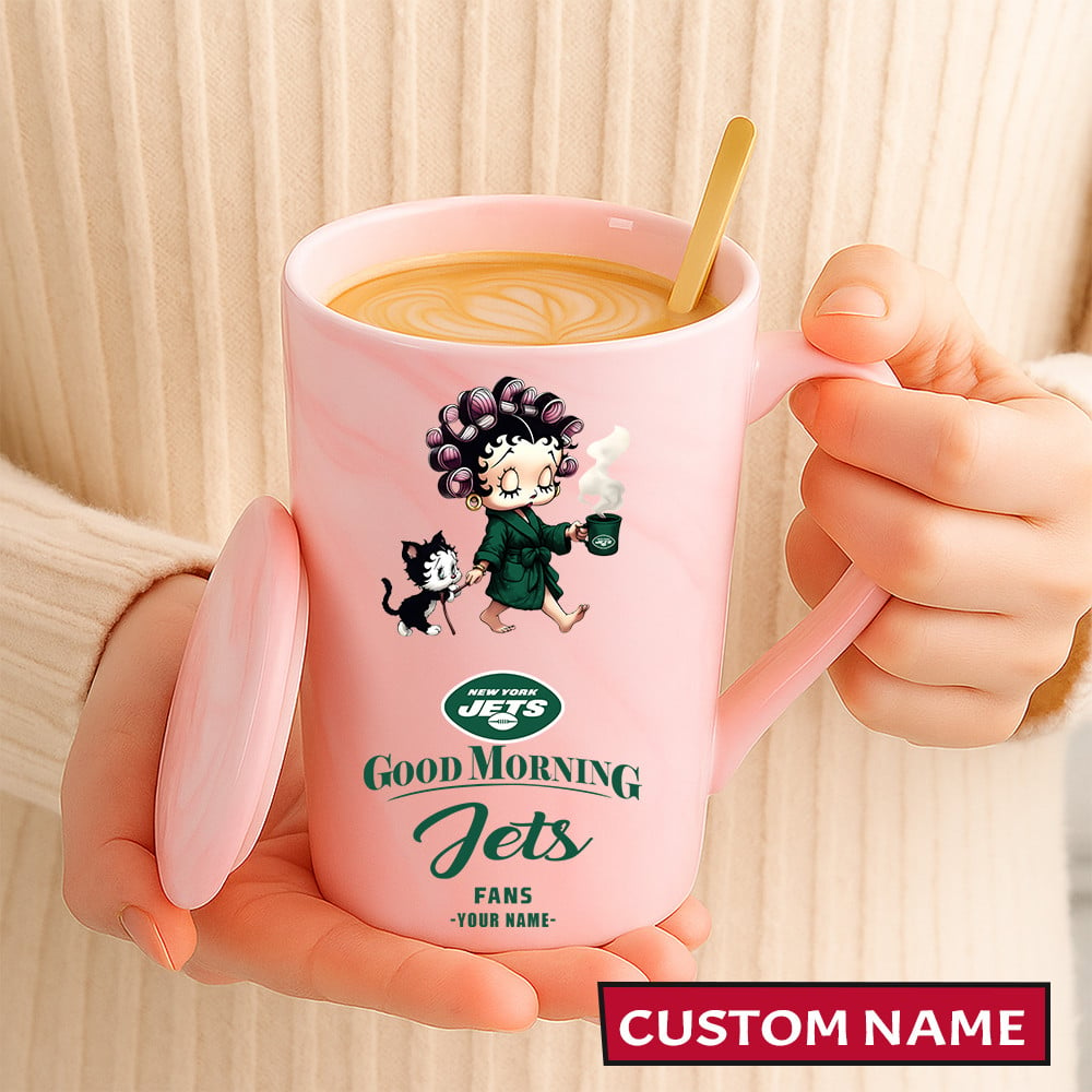 Premium NFL NYJ Ceramic Women Coffee Mug V1 NMD TTV