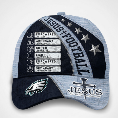 Premium NFL PHI  Jesus Football Classic Cap V1 NMD TTV