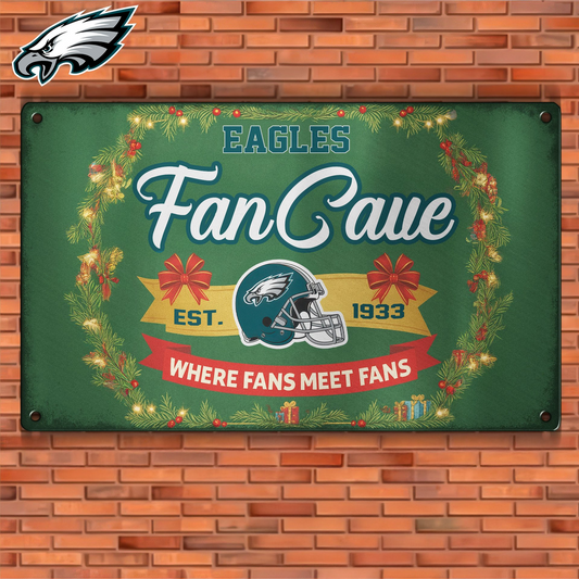 Premium NFL PHI Cave Metal Sign V2 NMD TTV