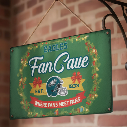 Premium NFL PHI Cave Metal Sign V2 NMD TTV