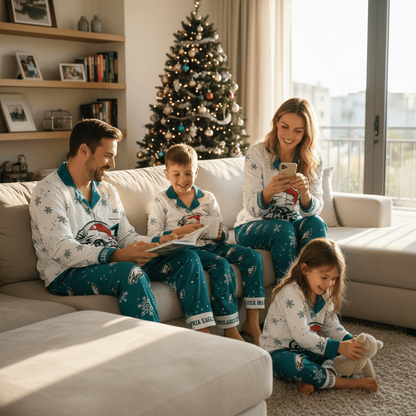 Premium NFL PHI Christmas Pajamas V1 NMD TTV