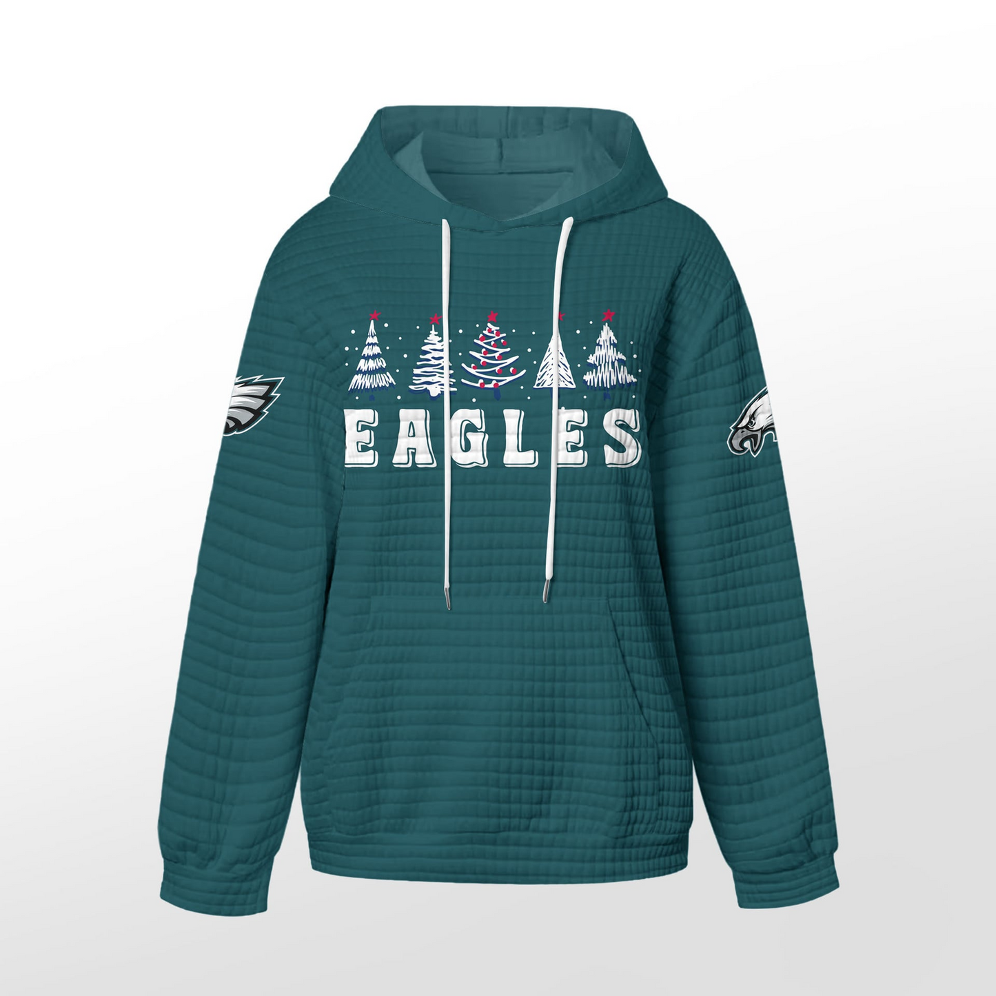 Premium NFL PHI Christmas Waffele Hoodie V1 NMD 261125 TTV