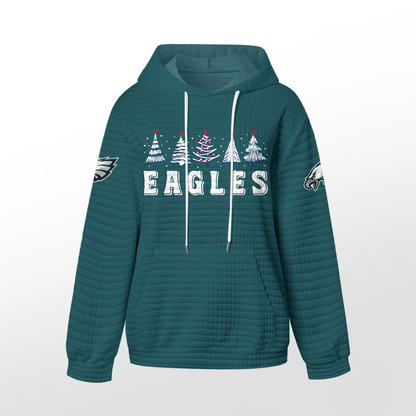 Premium NFL PHI Christmas Waffele Hoodie V1 NMD 261125 TTV