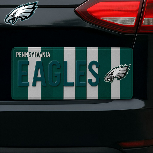 Premium NFL PHI License Plate Frame HI V1 NMD TTV