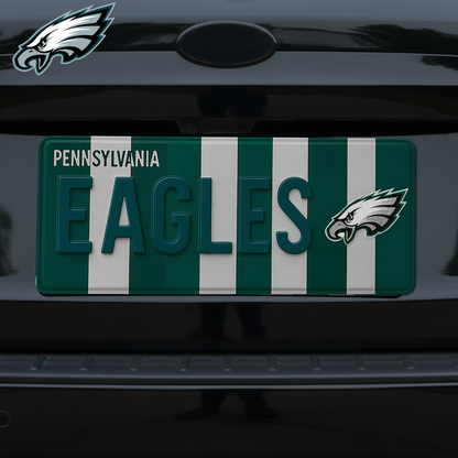 Premium NFL PHI License Plate Frame HI V1 NMD TTV