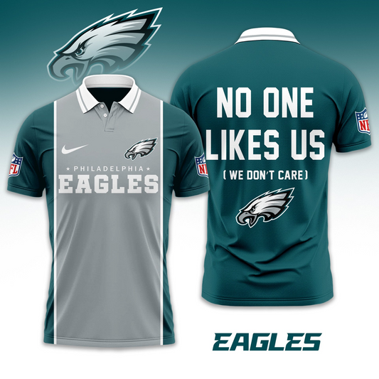 Premium NFL PHI No One Likes Us Polo Shirt V1 NMD TTV