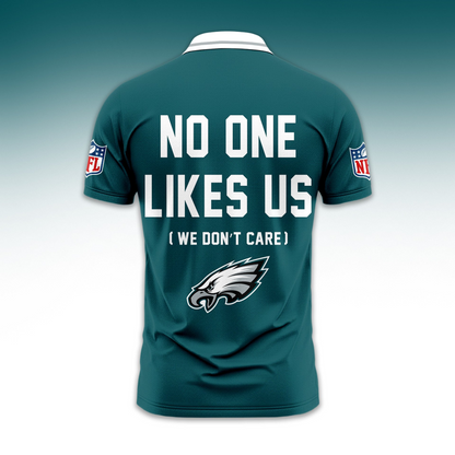 Premium NFL PHI No One Likes Us Polo Shirt V1 NMD TTV