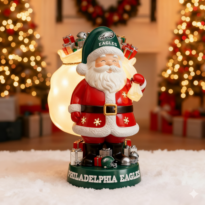 Premium NFL PHI Santa Claus Led Figure V1 NMD TTV