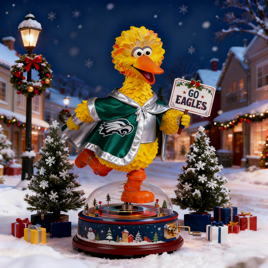 Premium NFL PHI x Big Bird Christmas Arcylic Plaque V1 NMD TTV