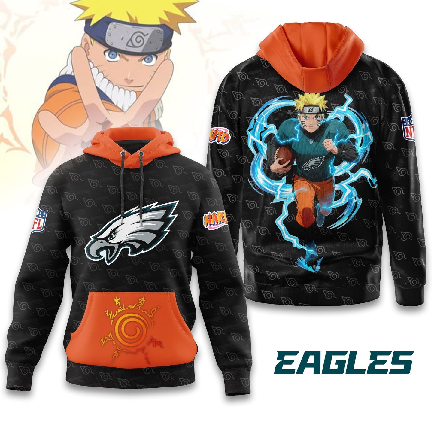 Premium NFL PHI x NAR Hoodie V1 NMD NHM