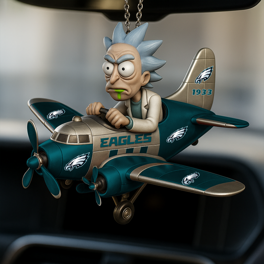 Premium NFL PHI x RIC Car Ornament V1 DATND TANTD