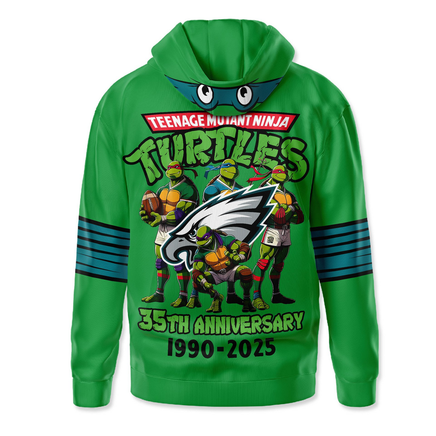 Premium NFL PHI x TMNT 35th Anniversary Hoodie V1 NMD TTV