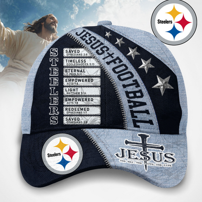Premium NFL PIT  Jesus Football Classic Cap V1 NMD TTV