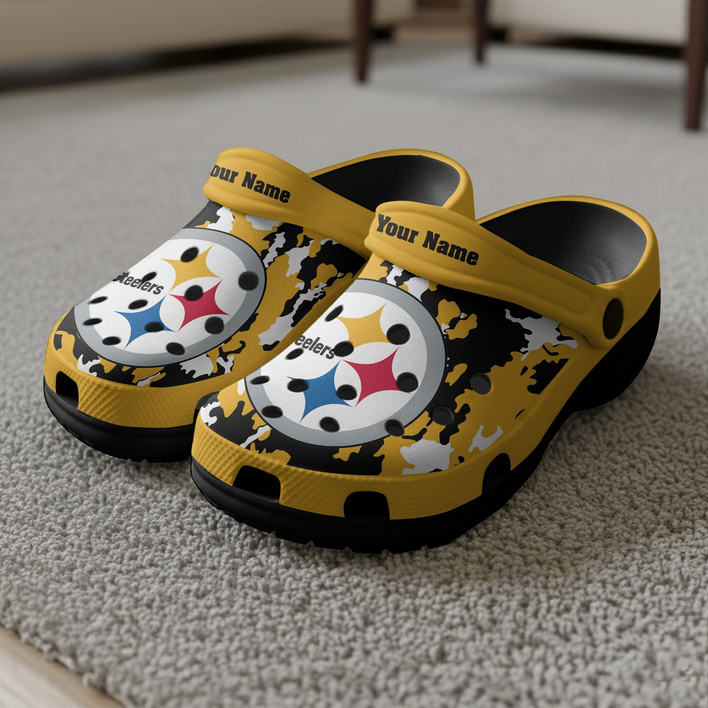 Premium NFL PIT Camo CLogs V1 NMD TTV