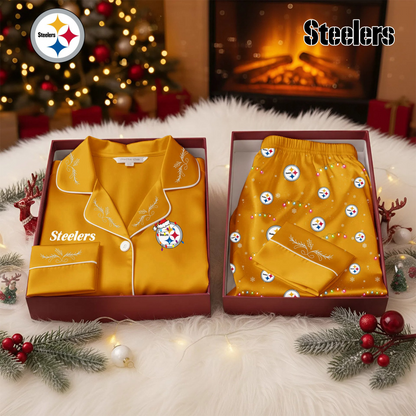 Premium NFL PIT Christmas Pajasma V2 NMD TTV