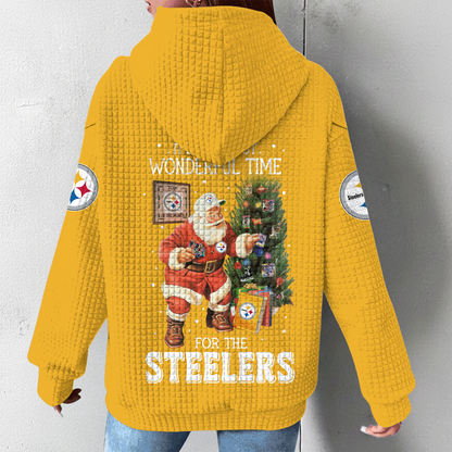 Premium NFL PIT Christmas Waffele Hoodie V1 NMD 261125 TTV