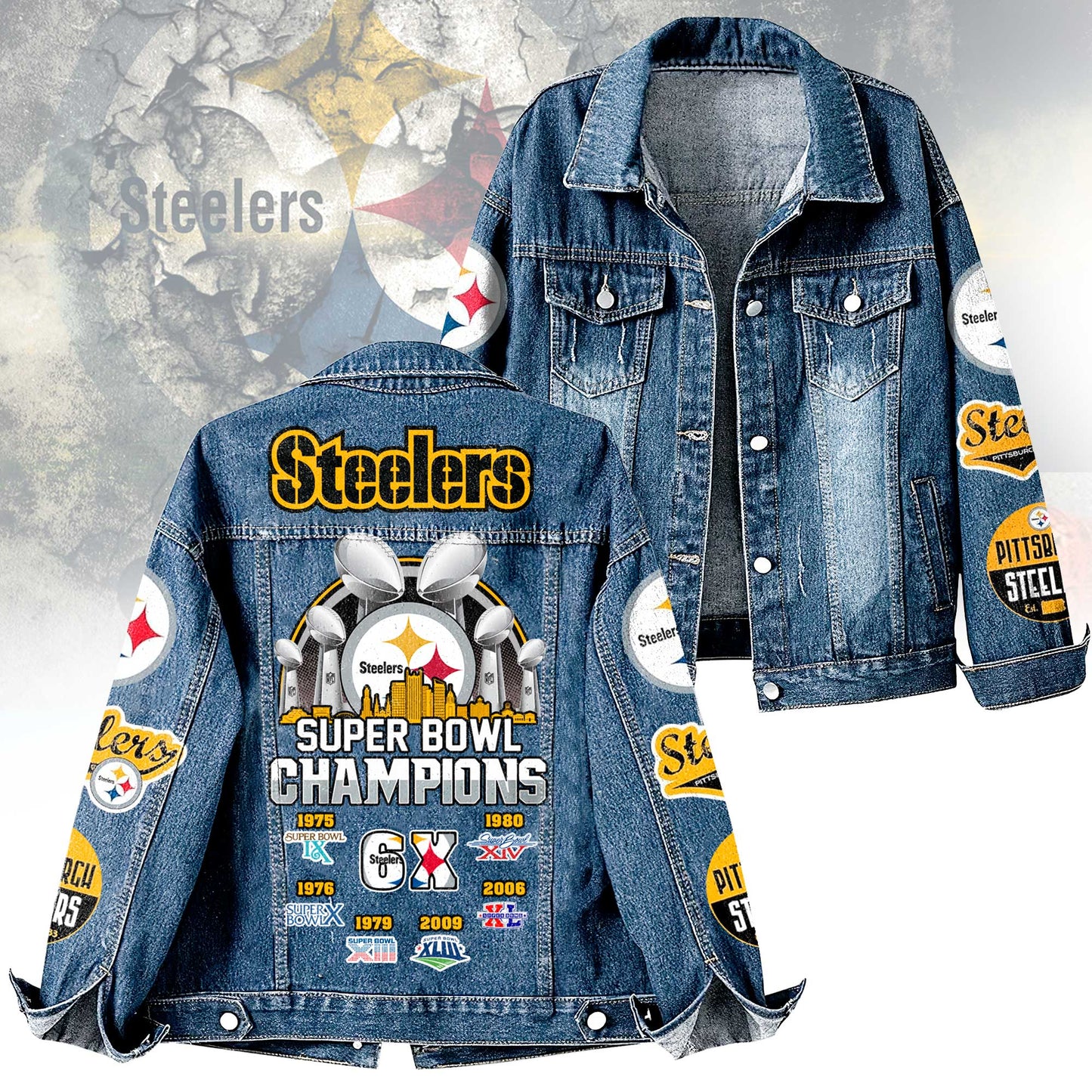 Premium NFL PIT Denim Jacket V1 NMD NHM