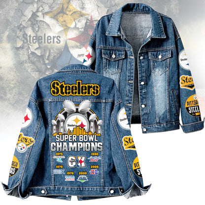 Premium NFL PIT Denim Jacket V1 NMD NHM