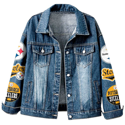 Premium NFL PIT Denim Jacket V1 NMD NHM