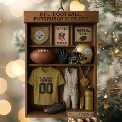Premium NFL PIT Football Locker Hanging Ornament V1 NMD NHM