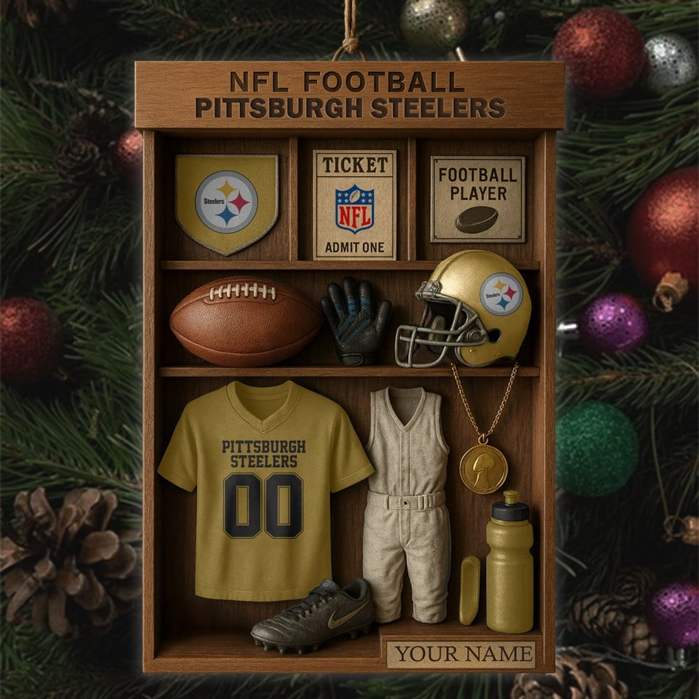 Premium NFL PIT Football Locker Hanging Ornament V1 NMD NHM